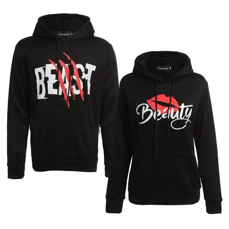 Couple Hoodies Beauty and the Beast