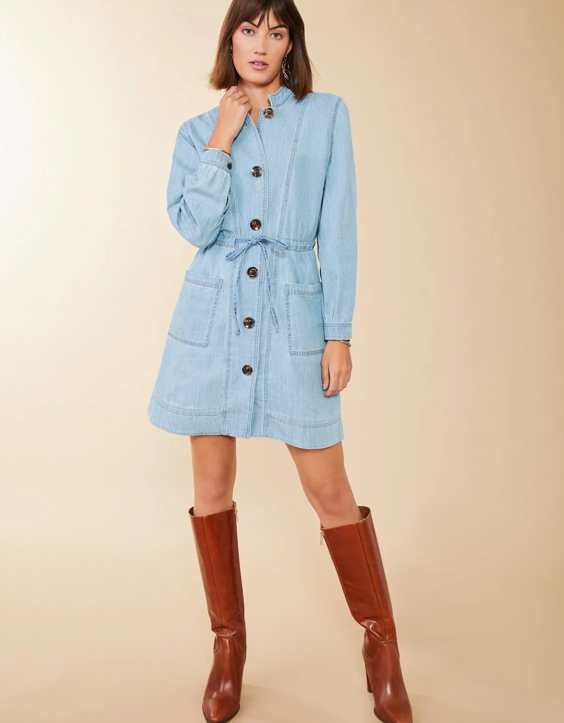 Elena Denim Dress by Spartina 449 - FINAL SALE