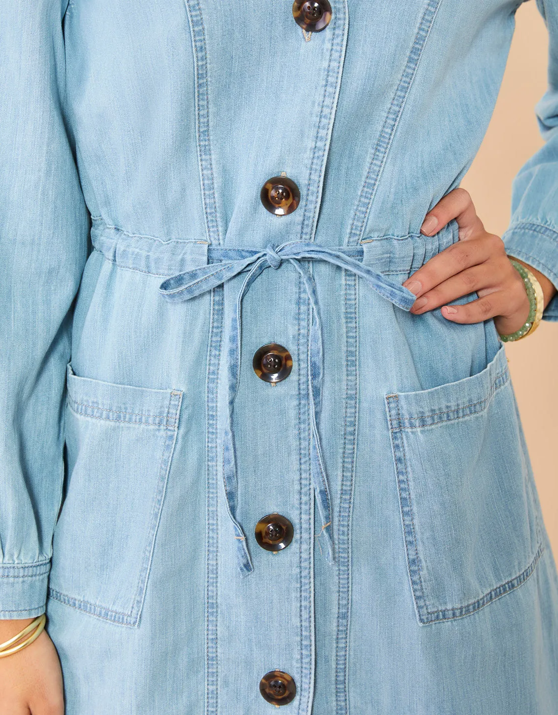 Elena Denim Dress by Spartina 449 - FINAL SALE