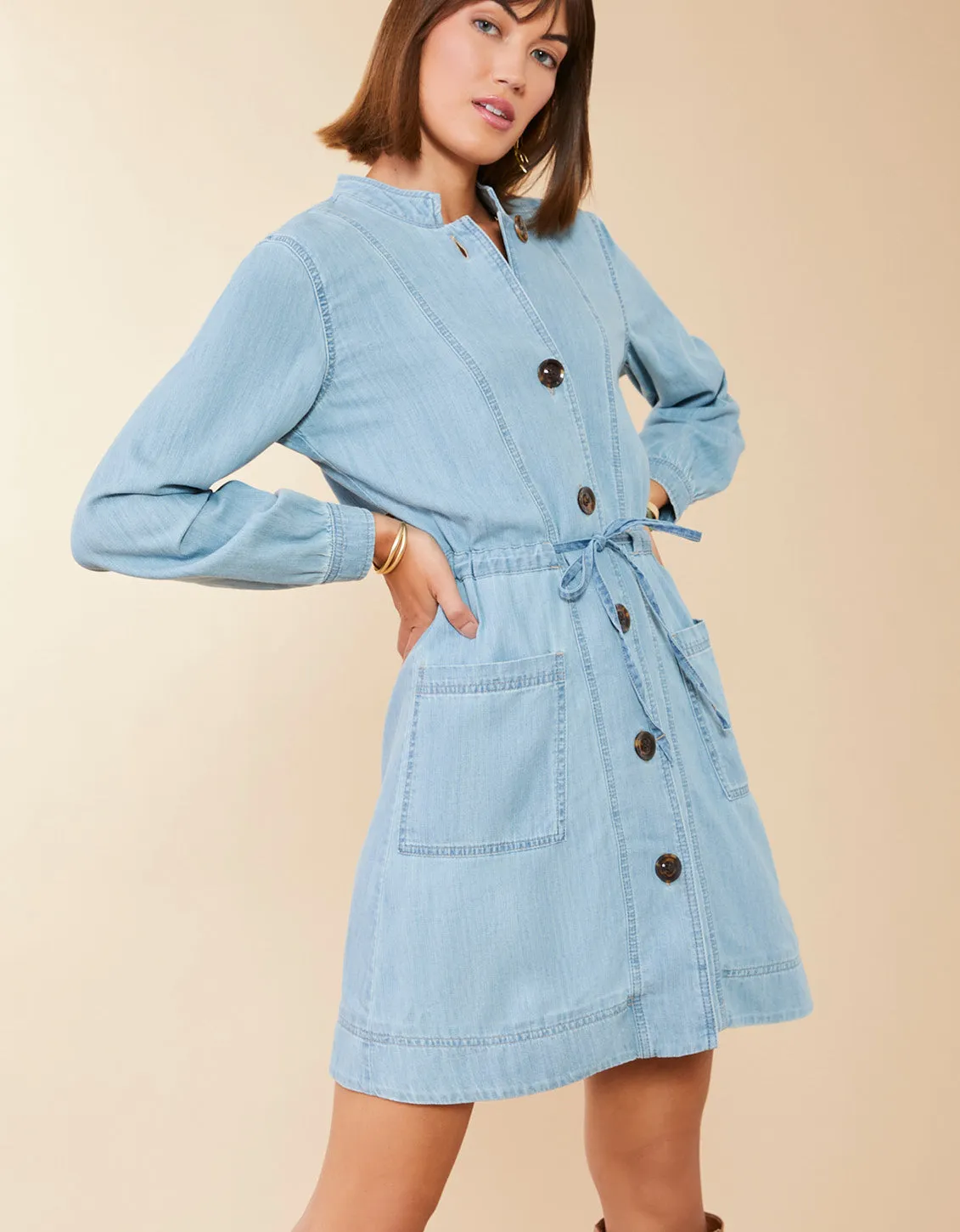Elena Denim Dress by Spartina 449 - FINAL SALE