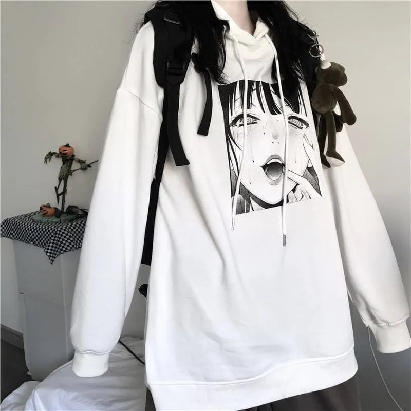 Harajuku Yandere Hoodie Streetwear