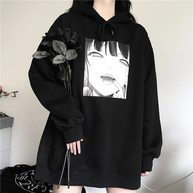 Harajuku Yandere Hoodie Streetwear