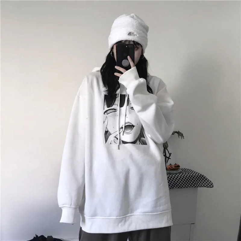 Harajuku Yandere Hoodie Streetwear