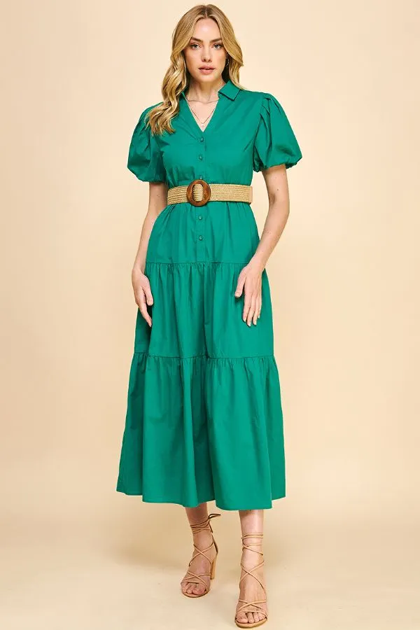Myrna Belted Maxi Dress - FINAL SALE