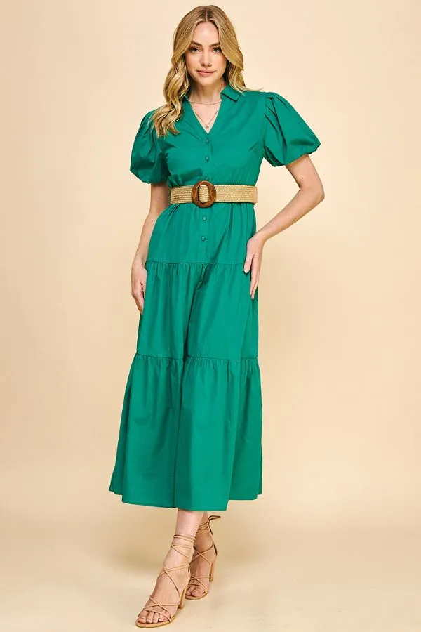 Myrna Belted Maxi Dress - FINAL SALE