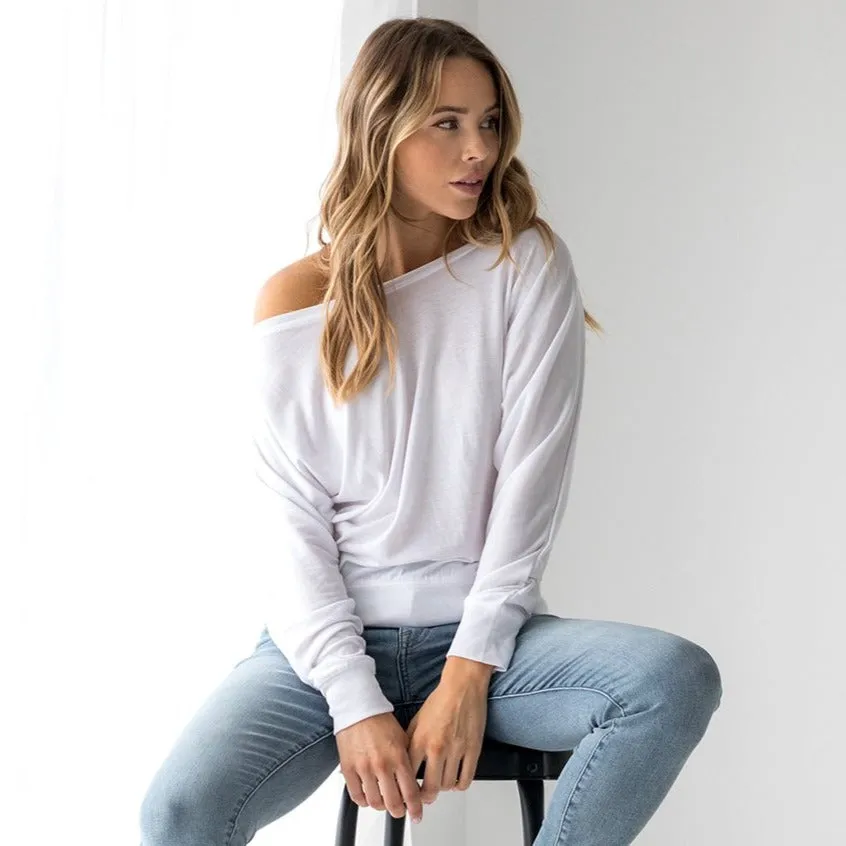 Off the Shoulder Top in White