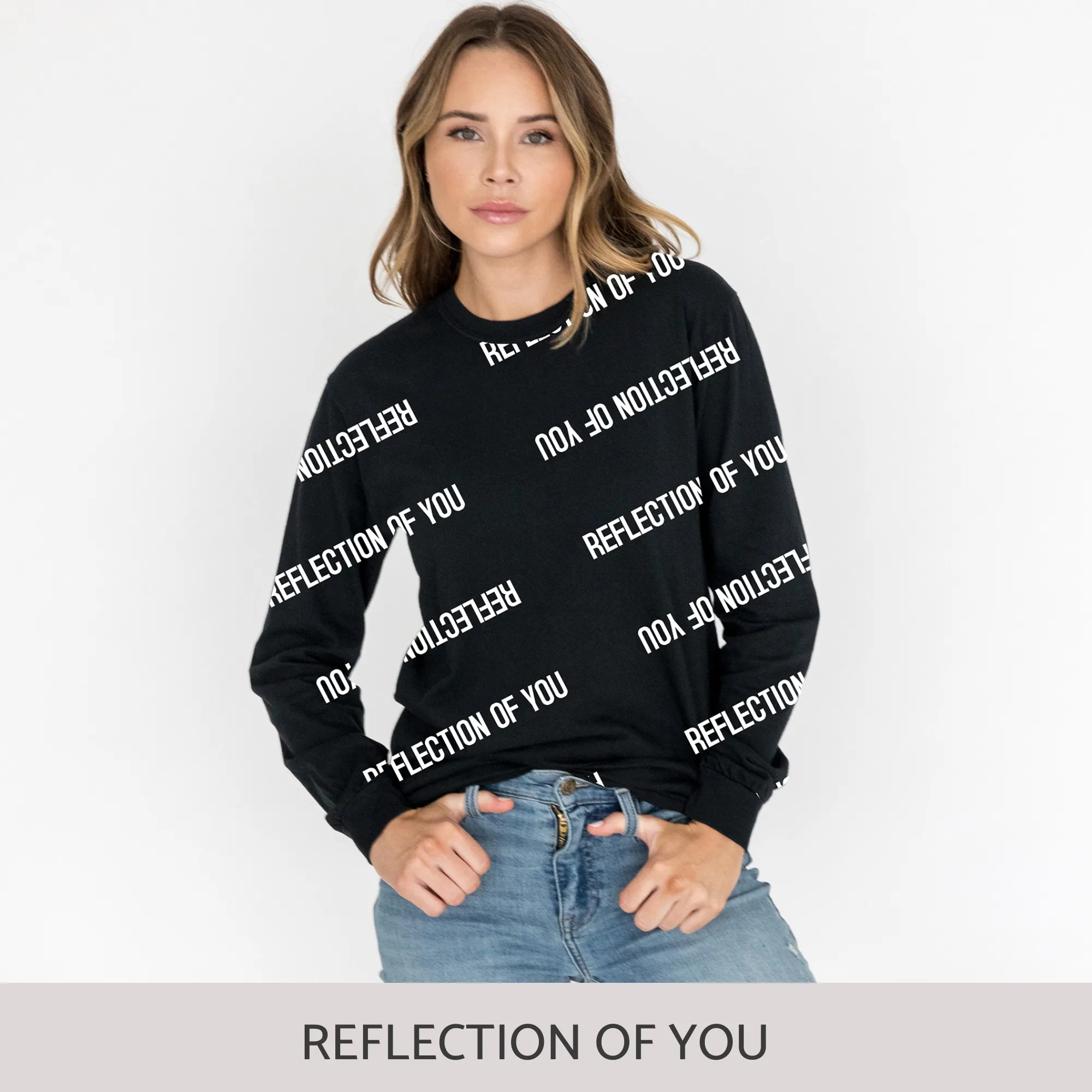 Unisex Long Sleeve Tee in Black