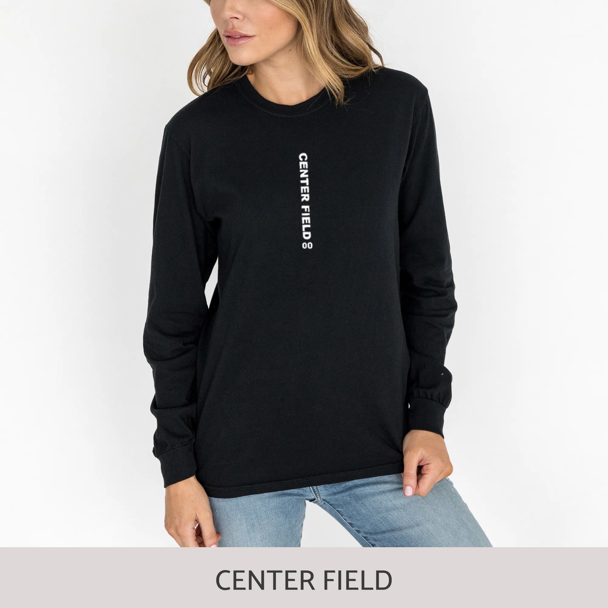 Unisex Long Sleeve Tee in Black