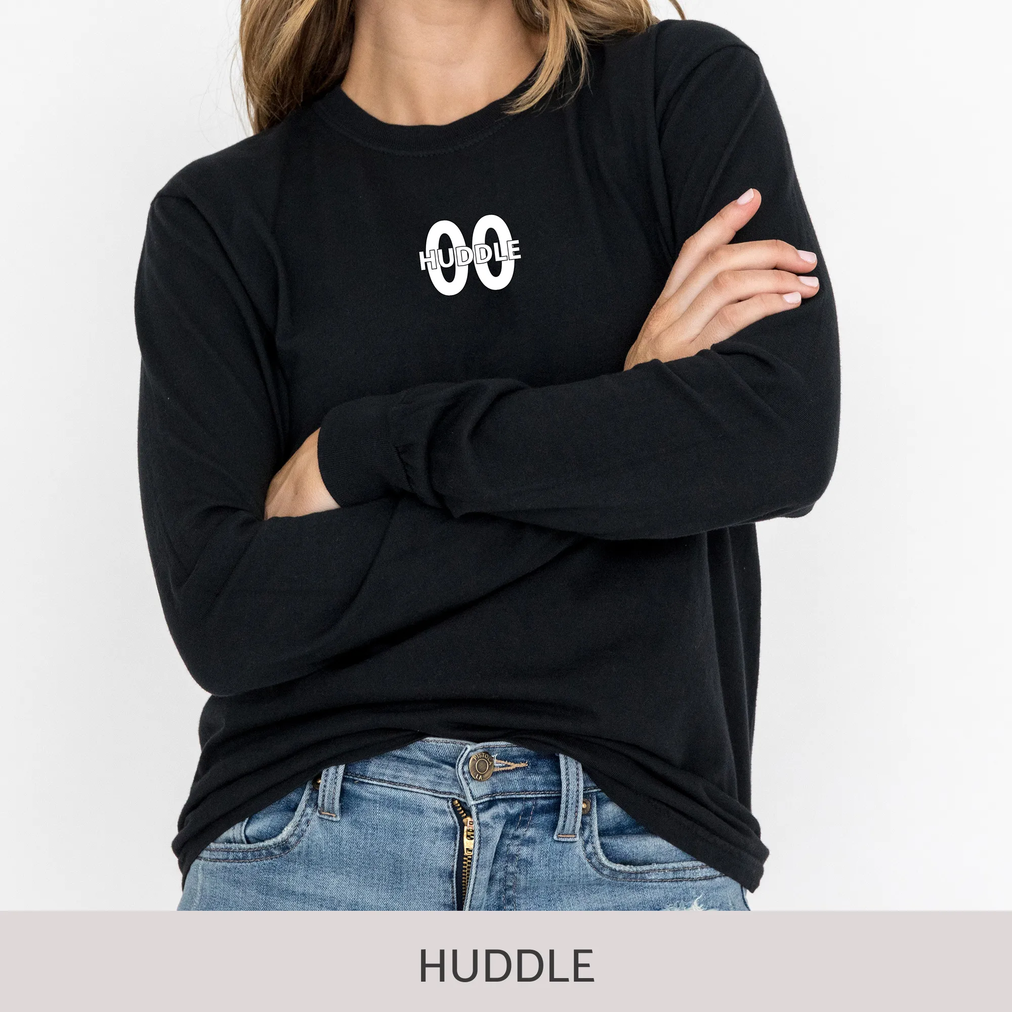 Unisex Long Sleeve Tee in Black