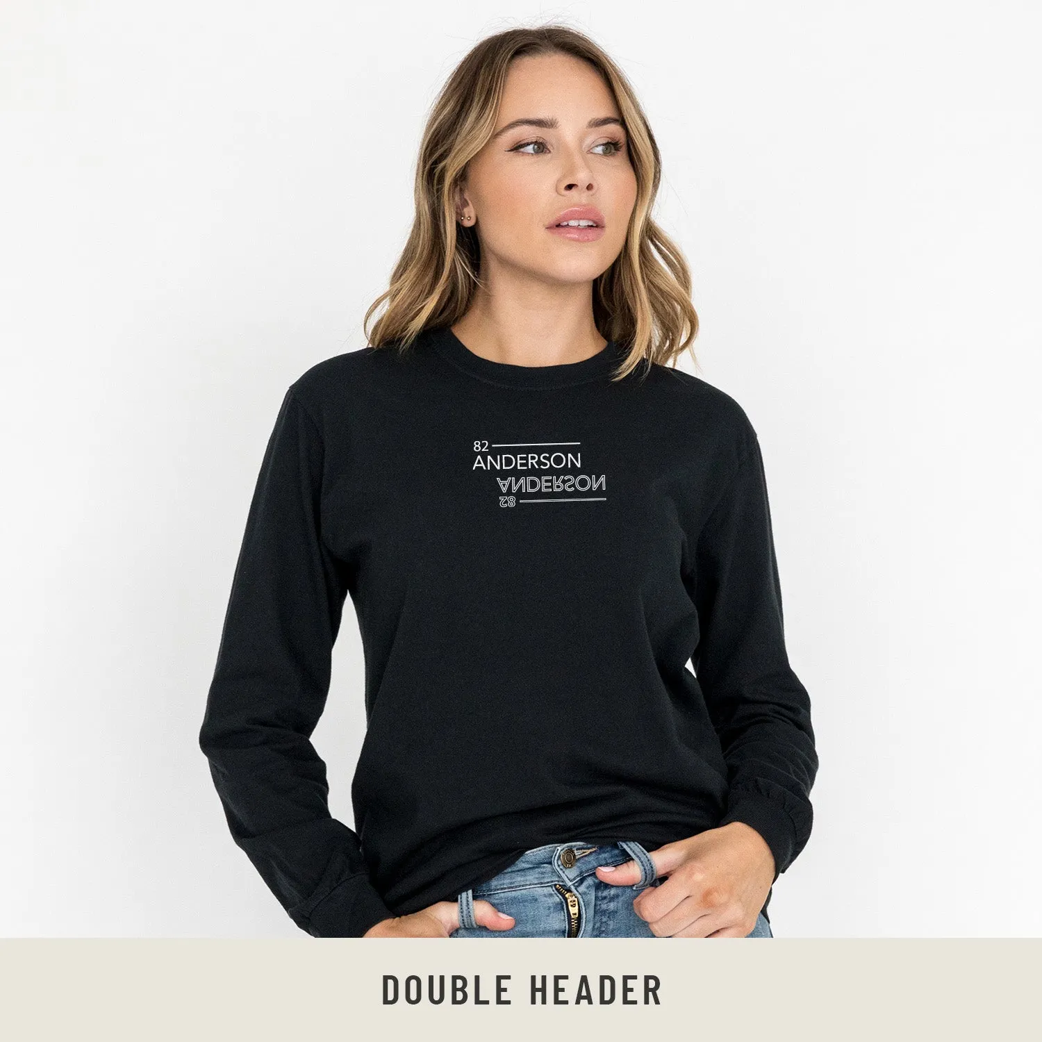 Unisex Long Sleeve Tee in Black