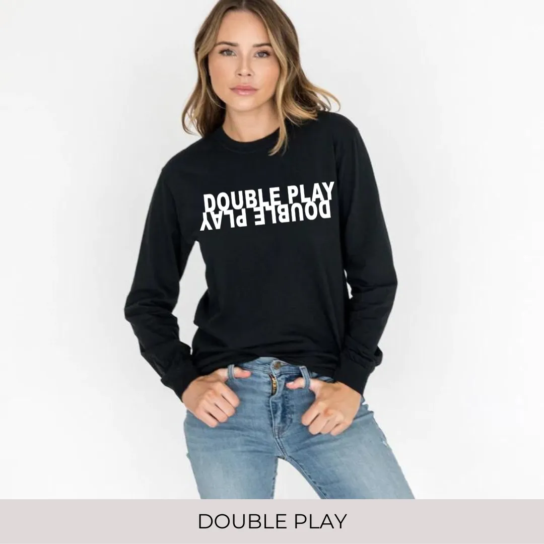 Unisex Long Sleeve Tee in Black