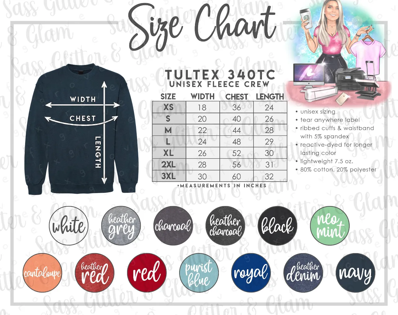Wicked Salon Sweatshirt (no hood)